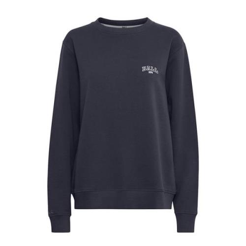 Ball Midnight Sweatshirt med Broderad Detalj Blue, Dam