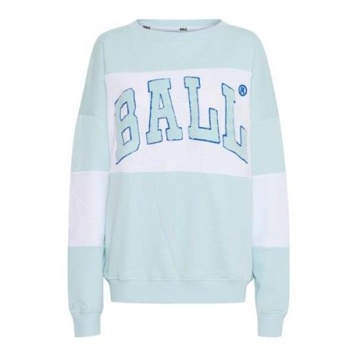 Ball Ice Water Sweatshirt med broderat logotyp Blue, Dam