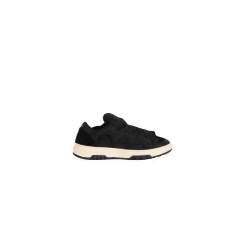 Paura Nylon Sneakers med Suede Detaljer Black, Herr