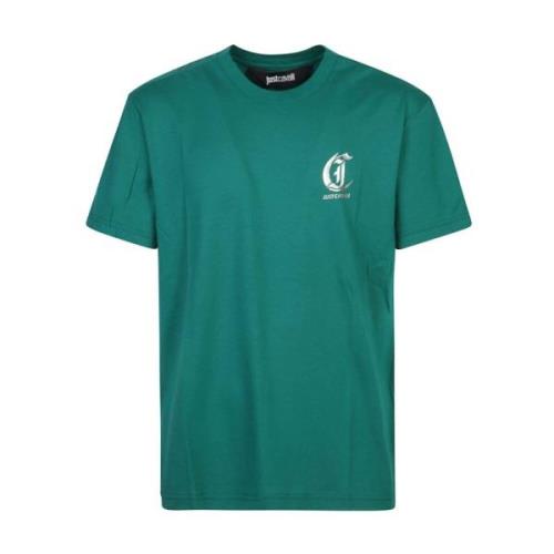 Just Cavalli Gröna T-shirts och Polos ***cv Green, Herr