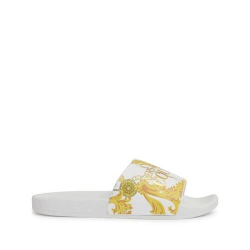 Versace Jeans Couture Vita Sandaler för Kvinnor White, Herr