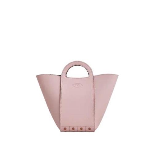 Tod's Mini Shoppingväska i Rosa Pink, Dam