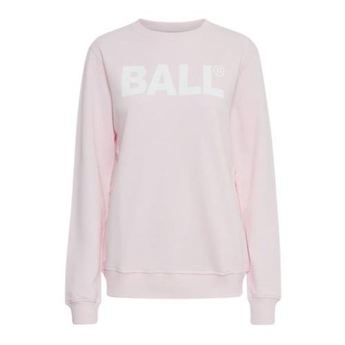 Ball R. Lott Sweatshirt i Milkshake Pink, Dam