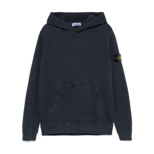 Stone Island Blå Tröja för Män Aw24 Blue, Herr