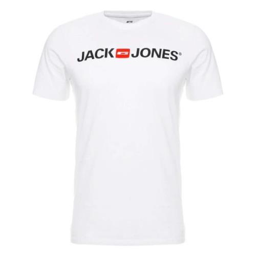 Jack & Jones Ärm T-shirt White, Herr