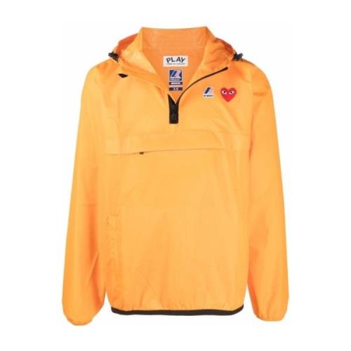 Comme des Garçons Play Stilren Unisex Jacka Orange, Herr