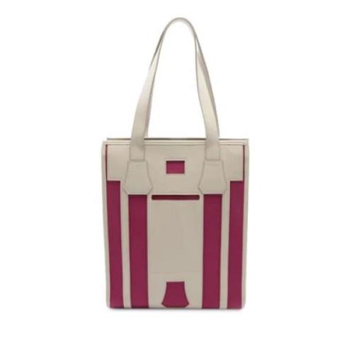 Hermès Vintage Pre-owned Canvas totevskor Pink, Dam