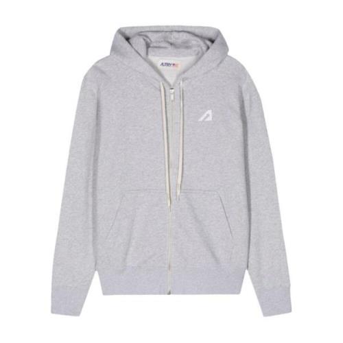 Autry Melange Hoodie för Män Gray, Herr