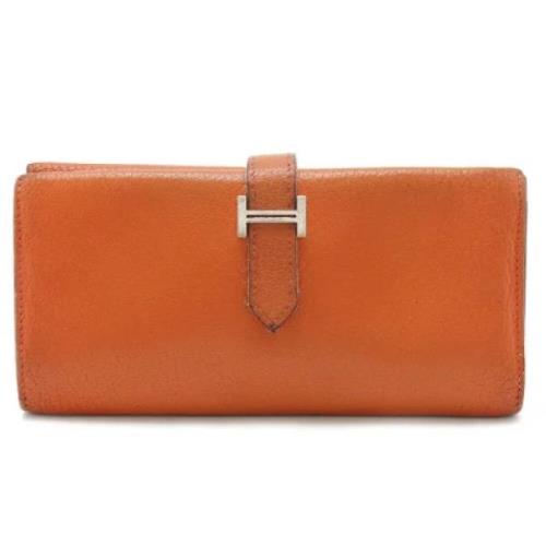 Hermès Vintage Pre-owned Laeder plnbcker Orange, Dam