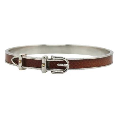 Hermès Vintage Pre-owned Metall armband Brown, Dam