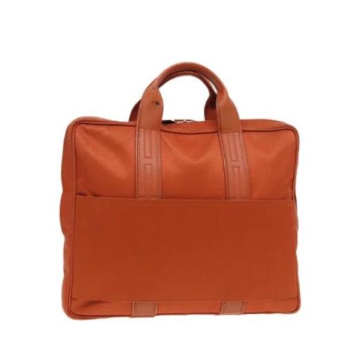 Hermès Vintage Pre-owned Canvas handvskor Orange, Dam