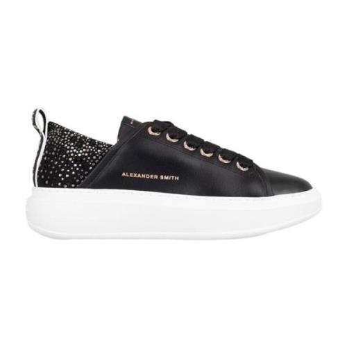 Alexander Smith Wembley Sneakers med Strass Black, Dam