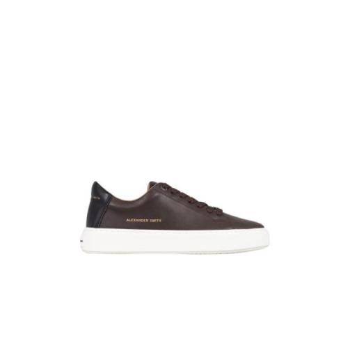 Alexander Smith Mörkbrun Stadsstil Sneakers Brown, Herr