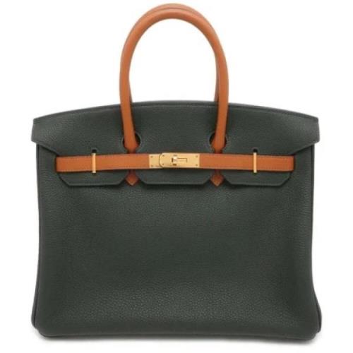 Hermès Vintage Pre-owned Laeder handvskor Green, Dam