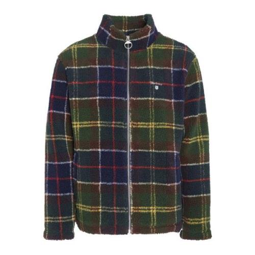 Barbour Sherpa Tartan Jackor Green, Herr