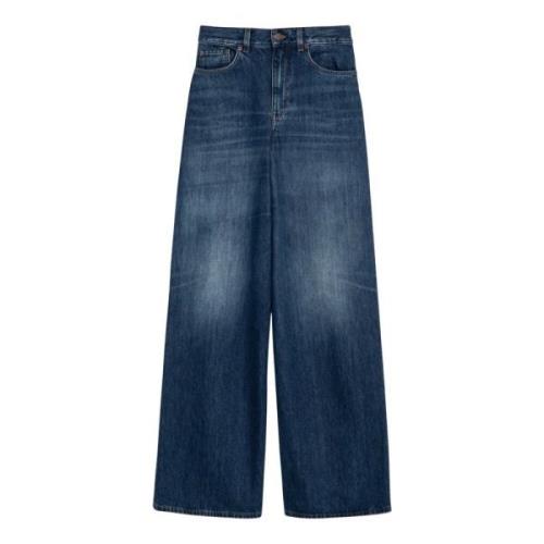 Chloé Flared Jeans Blue, Dam