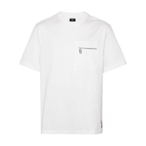 Fendi Fick T-shirt i vitt White, Herr