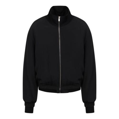 Helmut Lang Lager bomberjacka med dragkedja Black, Dam