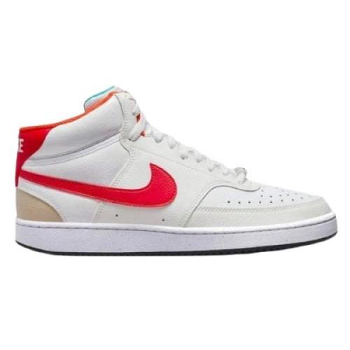 Nike Court Vision Mid Sneakers White, Herr