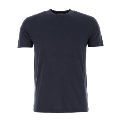 Tom Ford Avslappnad Herr T-shirt Blue, Herr