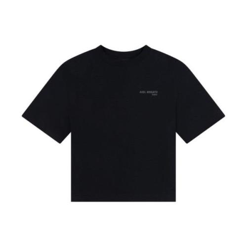 Axel Arigato Svart Oversize T-shirt Black, Dam