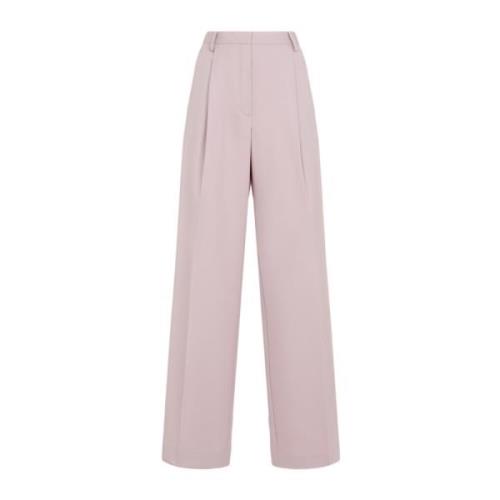 Dries Van Noten Neutrala byxor för kvinnor Aw24 Pink, Dam