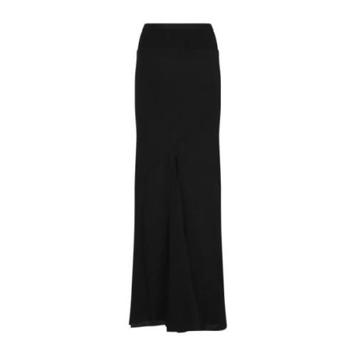 Rick Owens Svarta kjolar för kvinnor Aw24 Black, Dam