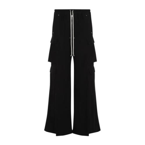 Rick Owens Svarta Byxor Aw24 Black, Herr