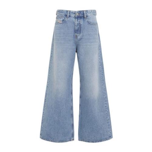 Diesel Blå Jeans för Kvinnor Aw24 Blue, Dam