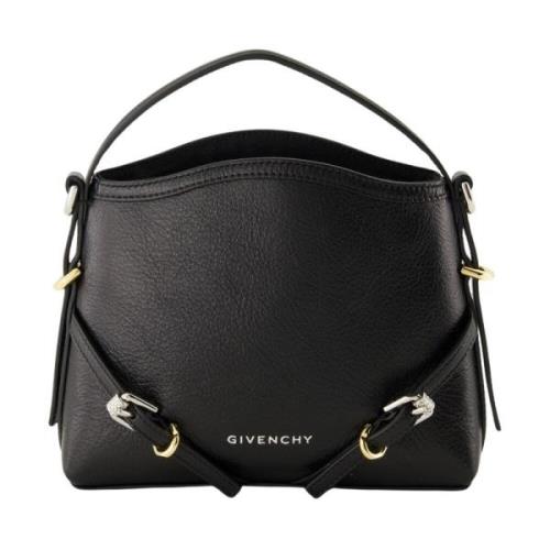 Givenchy Svart Läder Nano Tote Väska Black, Dam