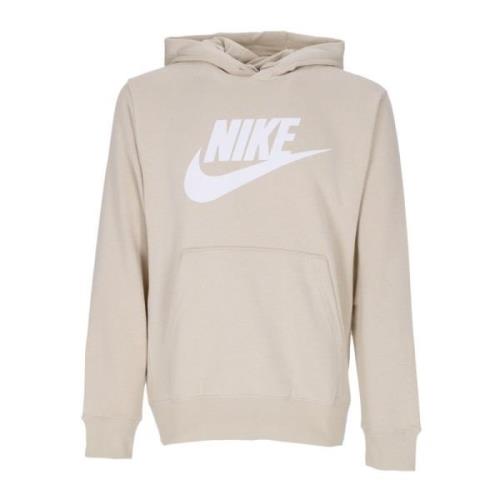 Nike Club Hoodie Pullover Långärmad Sweatshirt Beige, Herr