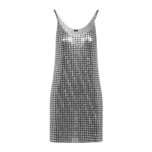 Paco Rabanne Metallisk Klänning Aw24 Gray, Dam