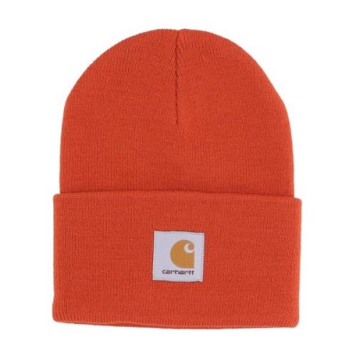 Carhartt Wip Akryl Klockhatt Tegel Beanie Orange, Herr