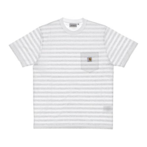 Carhartt Wip Randig Ficka T-shirt Gray, Herr