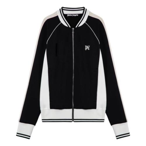 Palm Angels Dragkedja Cardigan Sweatshirt Black, Herr