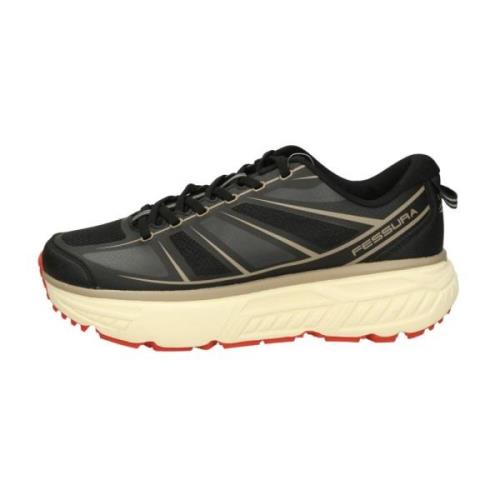 Fessura Låga Sneakers Black, Herr