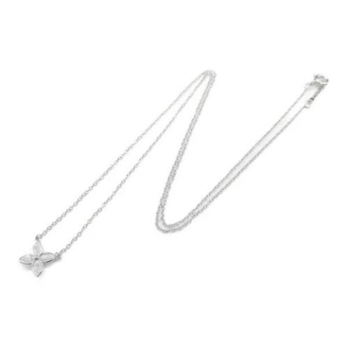 Tiffany & Co. Pre-owned Pre-owned Platina halsband Gray, Dam