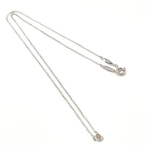 Tiffany & Co. Pre-owned Pre-owned Silver halsband Gray, Dam