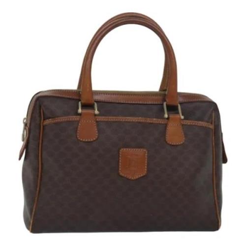 Celine Vintage Pre-owned Laeder handvskor Brown, Dam