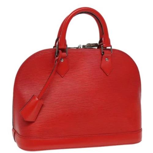 Louis Vuitton Vintage Pre-owned Laeder handvskor Red, Dam