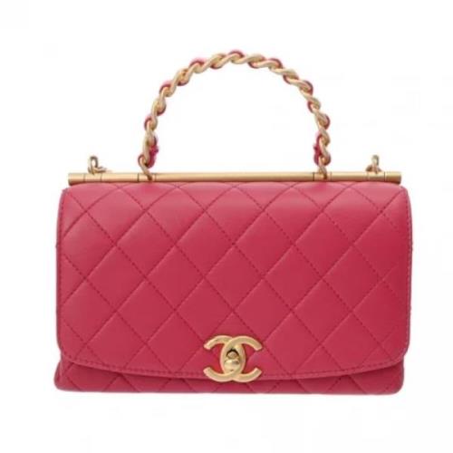 Chanel Vintage Pre-owned Laeder chanel-vskor Pink, Dam