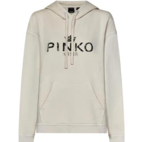 Pinko Beige Damtröja Stilren Beige, Dam