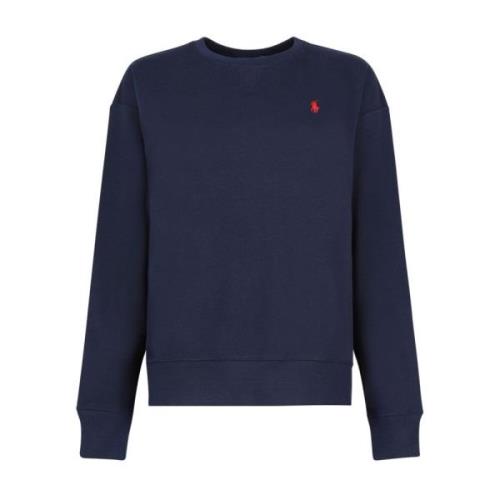 Ralph Lauren Marinblå Bomulls Sweatshirt Blue, Herr