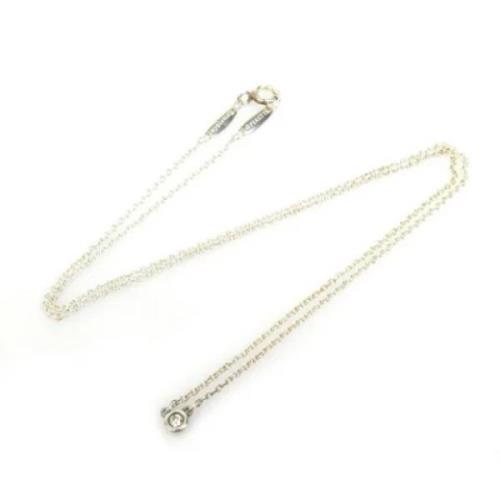 Tiffany & Co. Pre-owned Pre-owned Silver halsband Gray, Dam