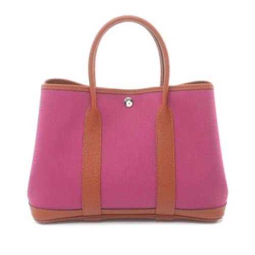 Hermès Vintage Pre-owned Canvas totevskor Pink, Dam