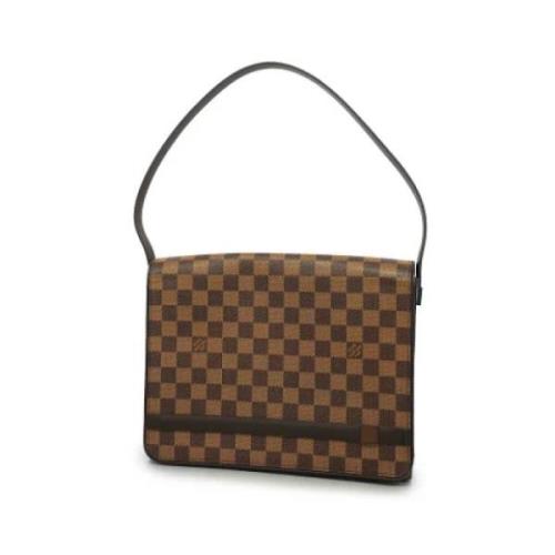 Louis Vuitton Vintage Pre-owned Tyg louis-vuitton-vskor Brown, Dam