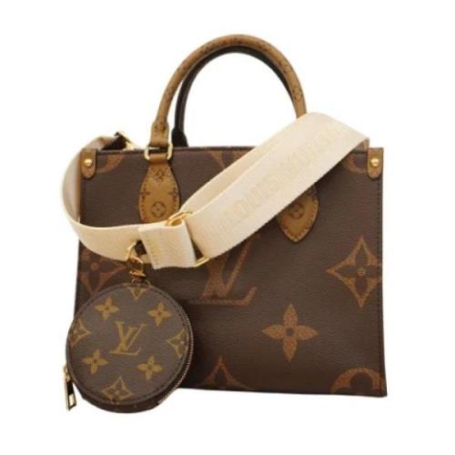 Louis Vuitton Vintage Pre-owned Tyg louis-vuitton-vskor Brown, Dam