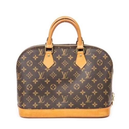 Louis Vuitton Vintage Pre-owned Canvas handvskor Brown, Dam