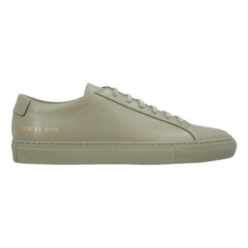 Common Projects Laeder sneakers Green, Herr