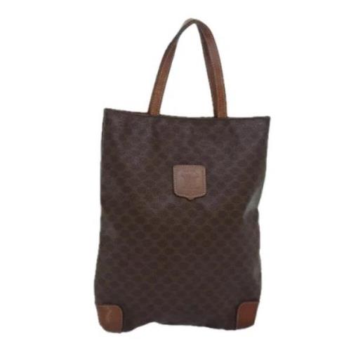 Celine Vintage Pre-owned Laeder handvskor Brown, Dam